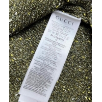 Top Grade Gucci Sequins Knit Skirt 0717 Green 2025