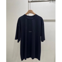 Promotional Gucci Cotton T-Shirt 0717 Black 2025(For women and man)