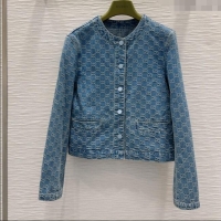 Buy Classic Gucci GG Denim Jacket G73020 Blue 2025