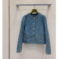 Buy Classic Gucci GG Denim Jacket G73020 Blue 2025