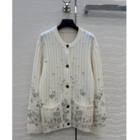 Good Product Gucci Cashmere Cardigan G090109 White 2025