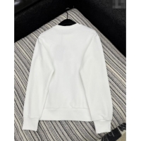 Best Price Gucci Cotton Sweatshirt GG090402 White/Blue 2025