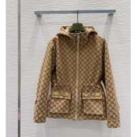 Unique Grade Gucci GG Jacket with Horsebit GG091904 Brown 2025