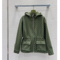 Affordable Price Gucci GG Jacket with Horsebit GG091904 Green 2025