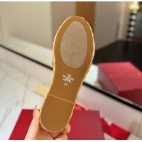 Classic Hot Valentino VLogo Calfskin Leather Flat Slides Sandal Green 2025 VA082114 0821144