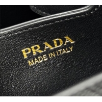 Good Product Prada Panier mini Saffiano leather bucket bag 1BA217 Black 2025 (New Tag)