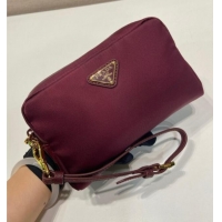 Market Sells Prada Small Re-Nylon pouch 1NS021 Burgundy 2025