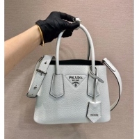 Traditional Specials Prada Double small Grained leather bag 1BG443 Brown 2025