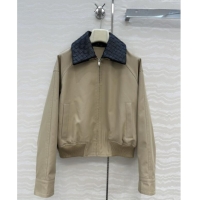 Famous Brand Bottega Veneta Jacket BV9453 Khaki 2025