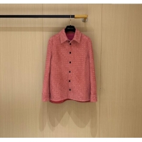 Top Quality Bottega Veneta Suede Leather Jacket BV0092603 Pink 2025