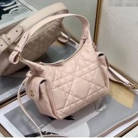 Grade Design Dior D-Dream Mini Bag in Macrocannage Lambskin D9086 Blush Pink 2025