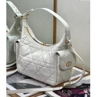 Trendy Design Dior D-Dream Medium Bag in Macrocannage Lambskin D9087 White 2025
