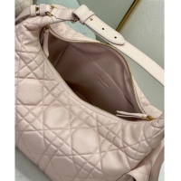 Traditional Specials Dior D-Dream Large Bag in Macrocannage Lambskin D9088 Blush Pink 2025