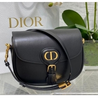 Trendy Design Dior Medium Bobby Bag in Box Calfskin Leather 0929 Black 2025