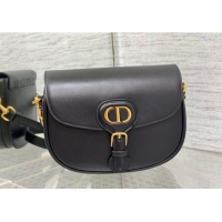 Trendy Design Dior Medium Bobby Bag in Box Calfskin Leather 0929 Black 2025