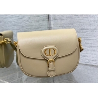 Luxury Discount Dior Medium Bobby Bag in Box Calfskin Leather 0929 Beige 2025