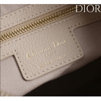 Luxury Cheap Dior Small Voyage Bag in Flat Macrocannage Grained Calfskin Leather 2845 Powder Beige 2025