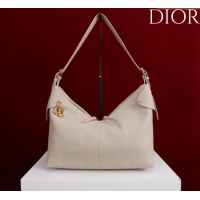 Big Discount Dior Large Voyage Bag in Flat Macrocannage Grained Calfskin Leather 2847 Powder Beige 2025