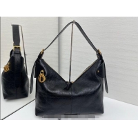 Best Price Dior Large Voyage Bag in Flat Macrocannage Crinkled Calfskin Leather 2847 Black 2025