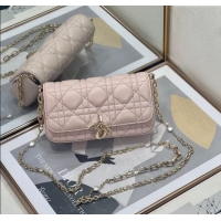Buy Fashionable Dior My Dior - Dior Talk Phone Pouch in Cannage Lambskin Leather 9134 Powder Pink 2025