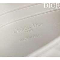 Buy Classic Dior My Dior - Dior Talk Phone Pouch in Cannage Lambskin 9149 White/Black 2025