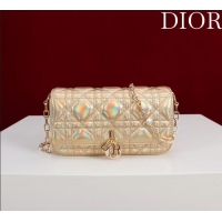 Market Sells Dior My Dior - Dior Talk Phone Pouch in Cannage Iridescent Leather 9149 Gold 2025