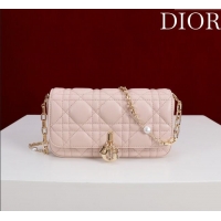 Hot Style Dior My Dior - Dior Talk Phone Pouch in Cannage Lambskin Leather 9149 Light Pink 2025