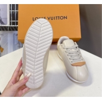 Good Quality Louis Vuitton LV BUTTERSOFT Sneakers in Calf Leather Grey 2025 1AIKDJ 0829055