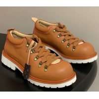 Good Looking Louis Vuitton LV Remix Derby Lace-Ups Shoes 5cm in Plain Leather Brown 2025 1AIJ63 0829064