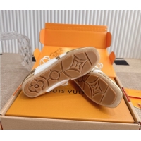 Best Product Louis Vuitton LV Sneakerina in Grained Leather Gold 2025 1AHOJD 0829066
