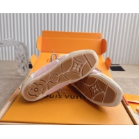 Shop Duplicate Louis Vuitton LV Sneakerina in Suede and Knit White 0829068