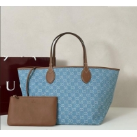 Promotional Gucci Totissima Large Tote Bag in GG Denim 837190 Light Blue 2025