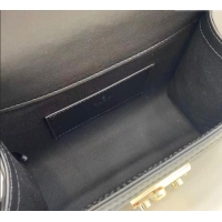 Reasonable Price Gucci Padlock GG Leather small top handle bag 838999 Black 2025