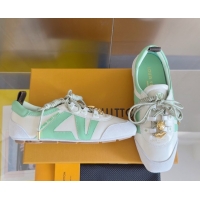 Pretty Style Louis Vuitton LV Sneakerina Sneakers Ballerina White/Green 1AIEP7 0829071
