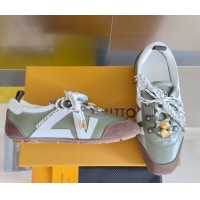 Good Product Louis Vuitton LV Sneakerina Sneakers Ballerina Green 1AIEP7 0829073
