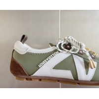 Good Product Louis Vuitton LV Sneakerina Sneakers Ballerina Green 1AIEP7 0829073