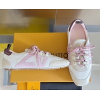 Popular Style Louis Vuitton LV Sneakerina Sneakers Ballerina in Knit Mesh White 1AHOTH 0829074