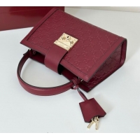 Market Sells Gucci Padlock GG Leather Medium Handbag 838992 Burgundy 2025