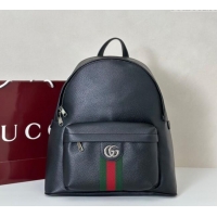 Well Crafted Gucci Ophidia Leather medium backpack bag 834466 Black 2025