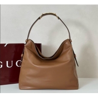 Buy Inexpensive Gucci Beatrix Leather large tote bag 850546 Brown 2025