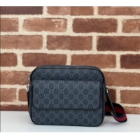 Unique Discount Gucci Mens GG Canvas small crossbody bag 795479 Black 2025