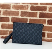 Traditional Specials Gucci Mens GG Canvas small pouch 768255 Black 2025