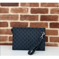 Traditional Specials Gucci Mens GG Canvas small pouch 768255 Black 2025