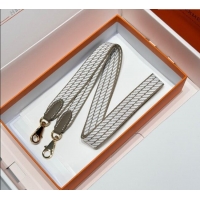 Low Cost Hermes Canvas Bag Strap 2.5x105cm 1008 Elephant/Gold 2025