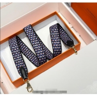 Top Quality Hermes Canvas Bag Strap 2.5x105cm 1008 Multicolor/Gold 2025