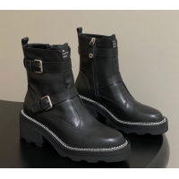 Grade Quality Louis Vuitton LV Beaubourg Ankle Boots 4cm in Black Leather 1ACH3A 0829125