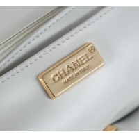 Famous Brand Chanel Sequins Mini Classic Square Flap Handbag CH100902 White/Multicolor 2025