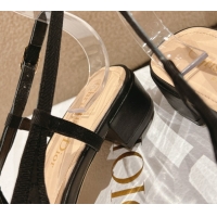 Unique Style Dior Ballet Slingback Pumps 3cm in Quilted Cannage Calfskin with Pearl Bow Black 0822016