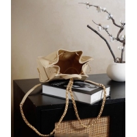 Market Sells Chanel Grained Calfskin 25 Medium Backpack Bag AS5600 Apricot Yellow 2025
