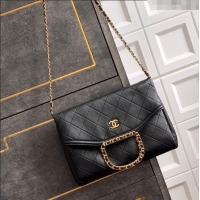Best Cheap Chanel Quilted Leather Large Flap Handbag CH101001 Black 2025